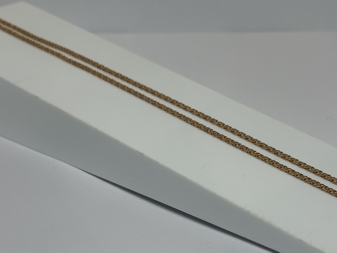 ЦЕПЬ ПОЛНОВЕСНАЯ Ромб двойной (Au 585)