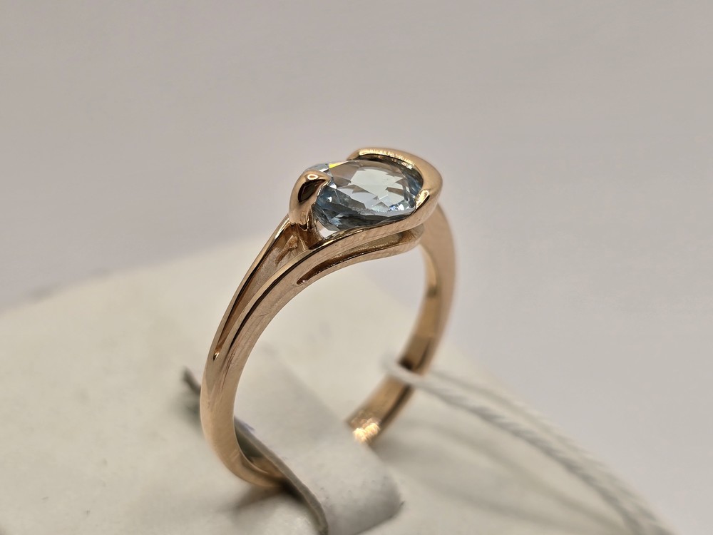 КОЛКМ585 КОЛЬЦО С КАМНЕМ (Au 585) КОЛКМ585 КОЛЬЦО С КАМНЕМ (Au 585)