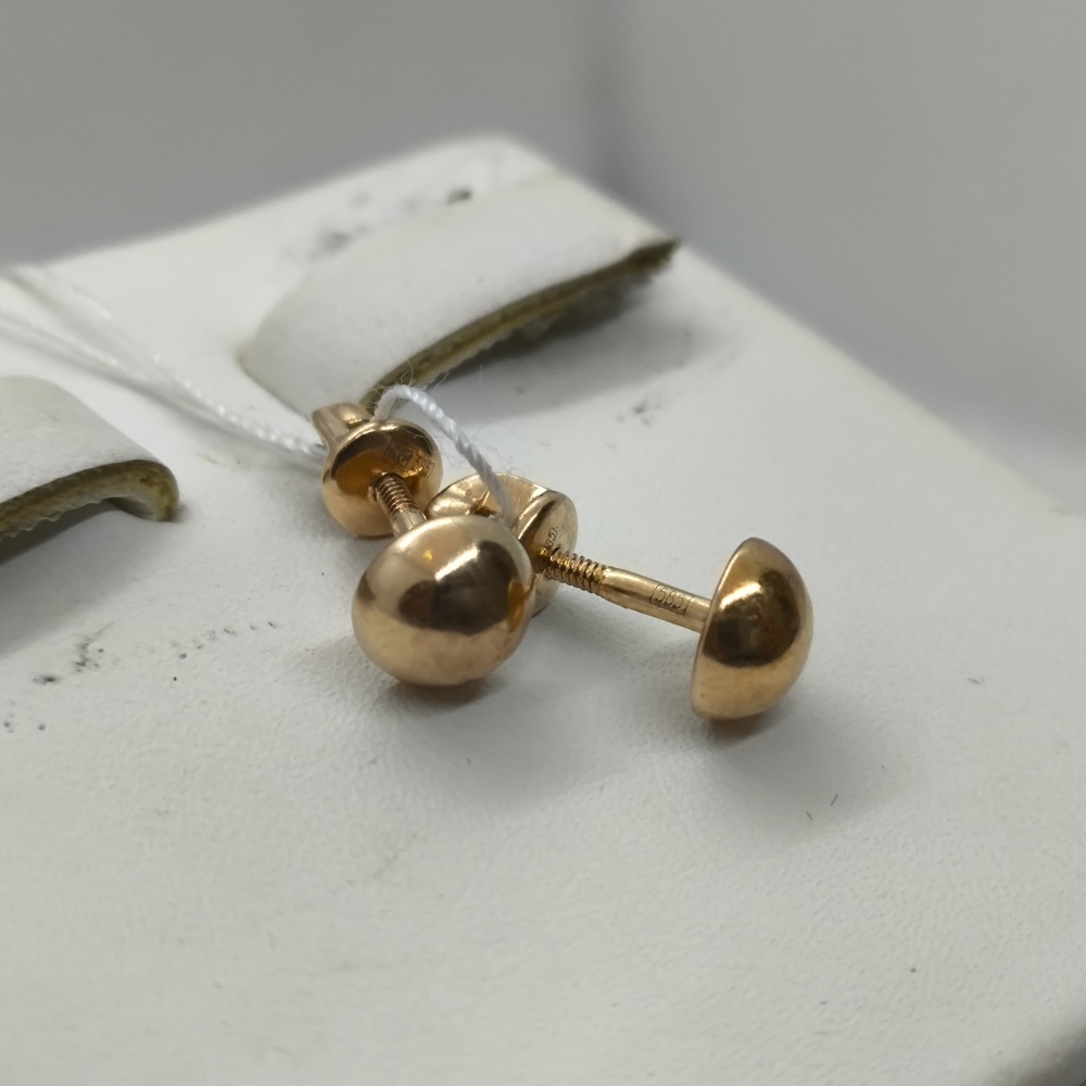 СЕРЬГИ ПУСЕТЫ (Au 585)