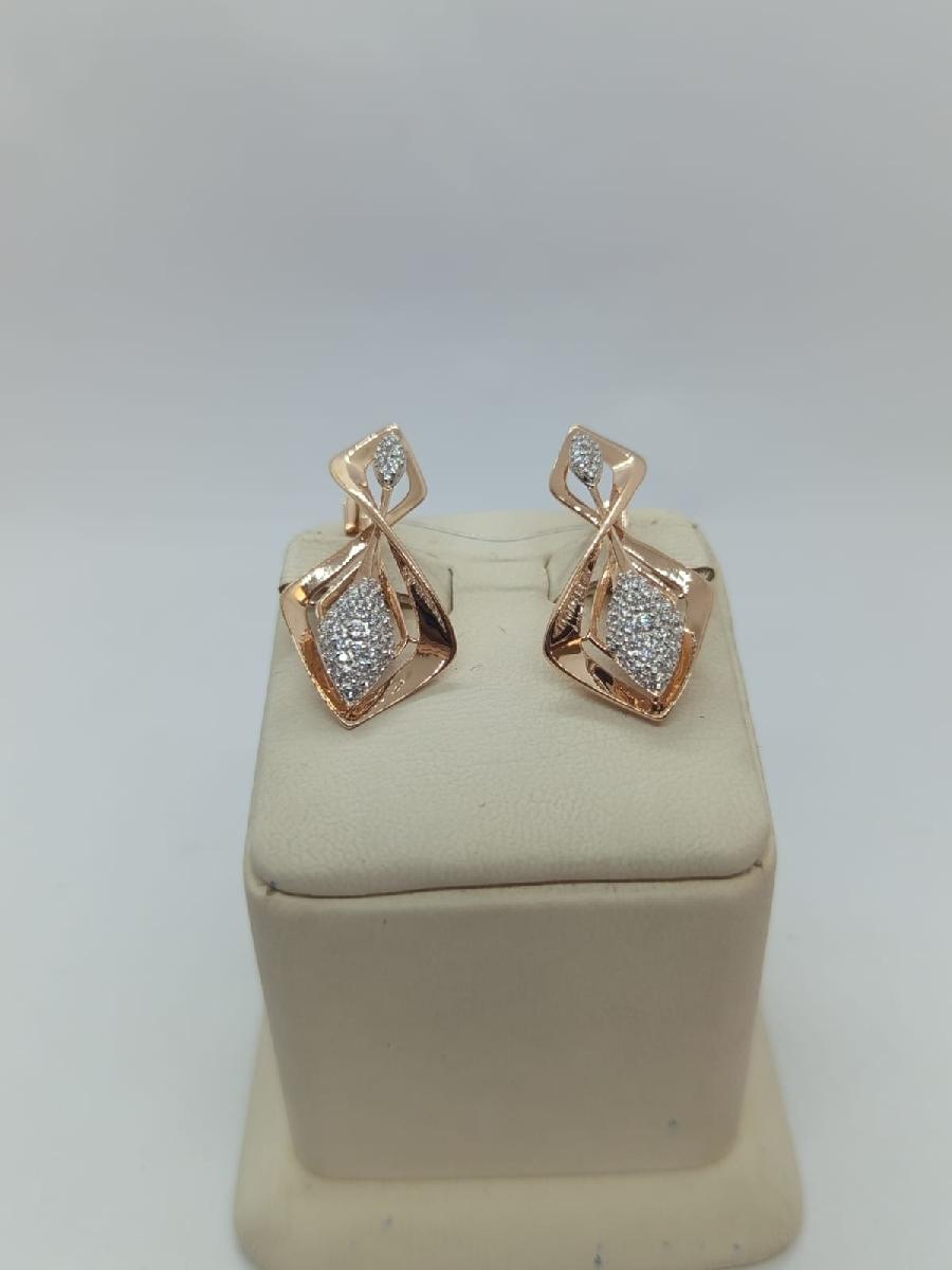 СЕРЬГИ С КАМНЯМИ (Au 585)