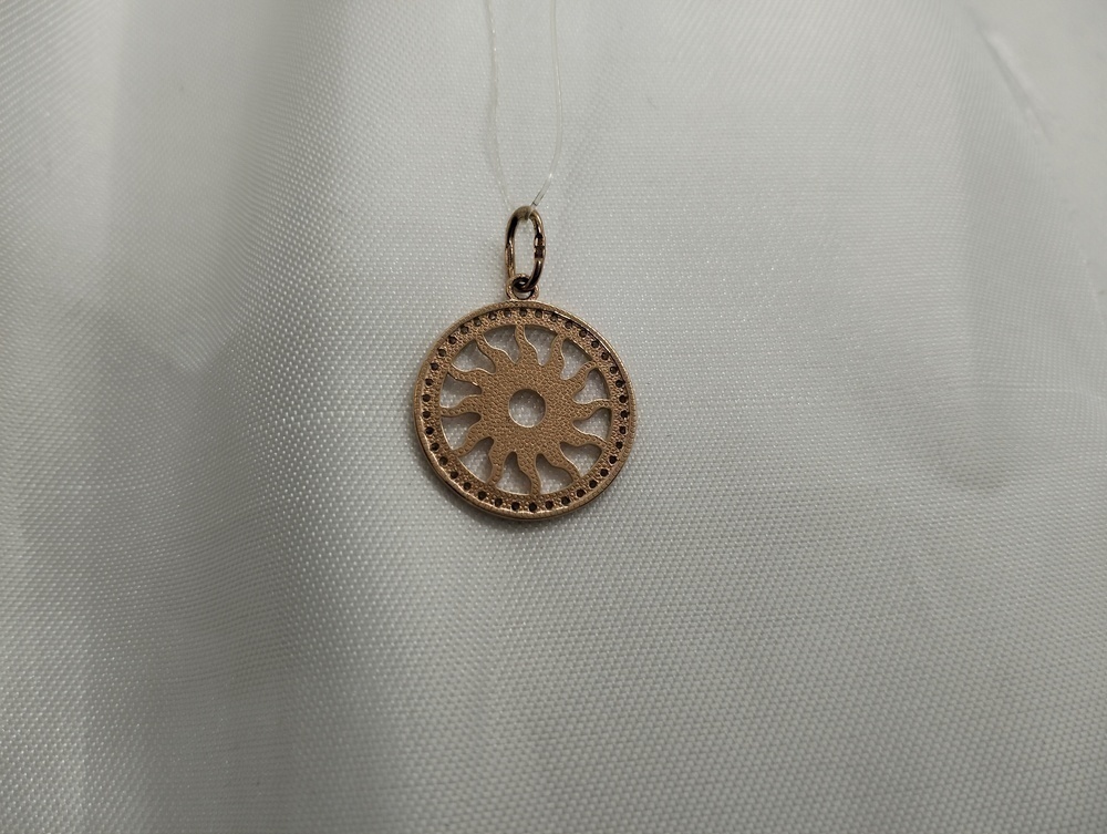 ПОДВЕСКА С КАМНЯМИ (Au 585)