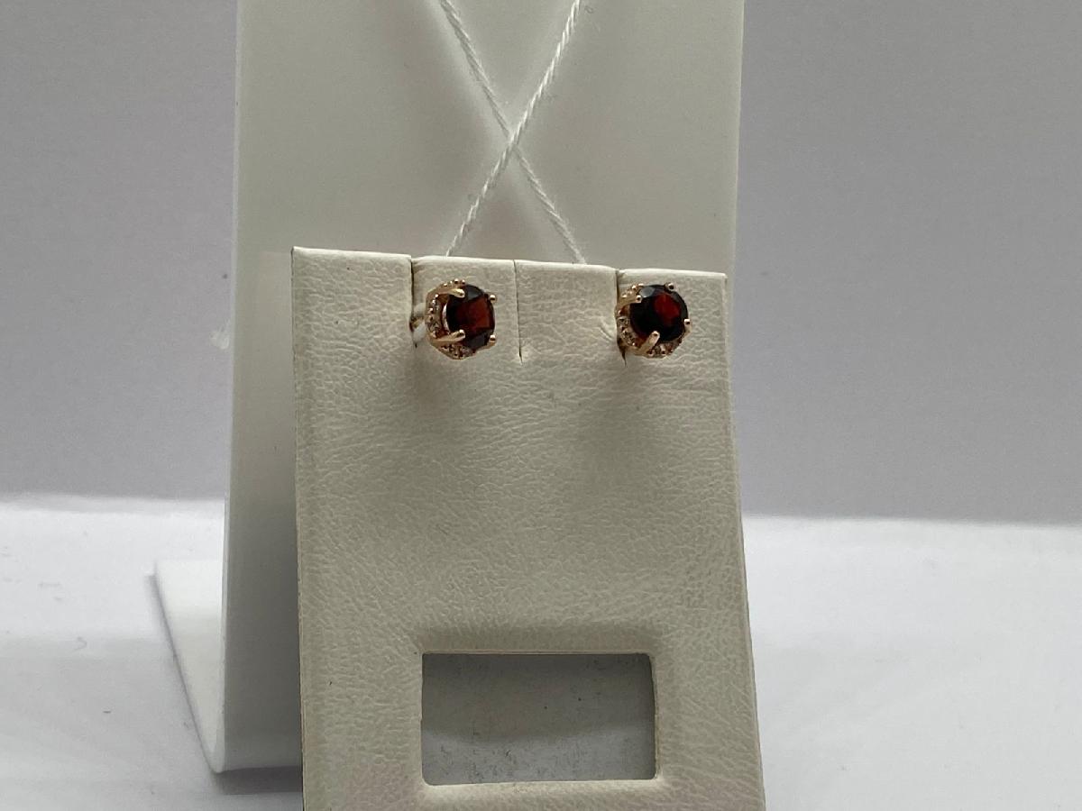 СКМИ585 СЕРЬГИ С КАМНЯМИ (Au 585)