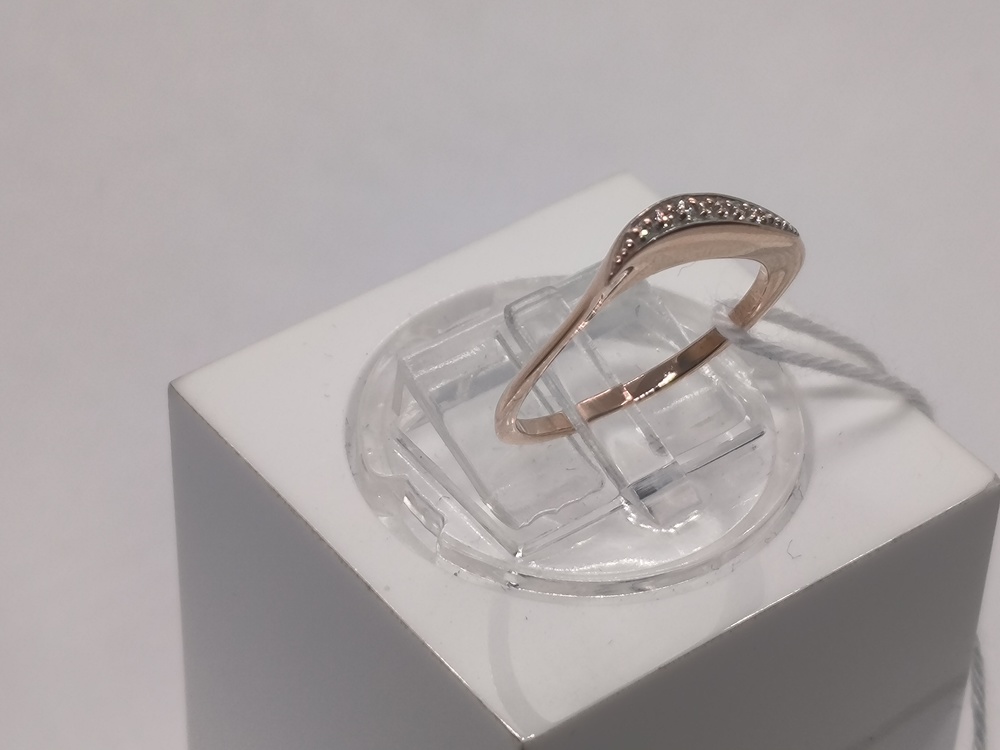 КОЛЬЦО С КАМНЯМИ (Au 585)