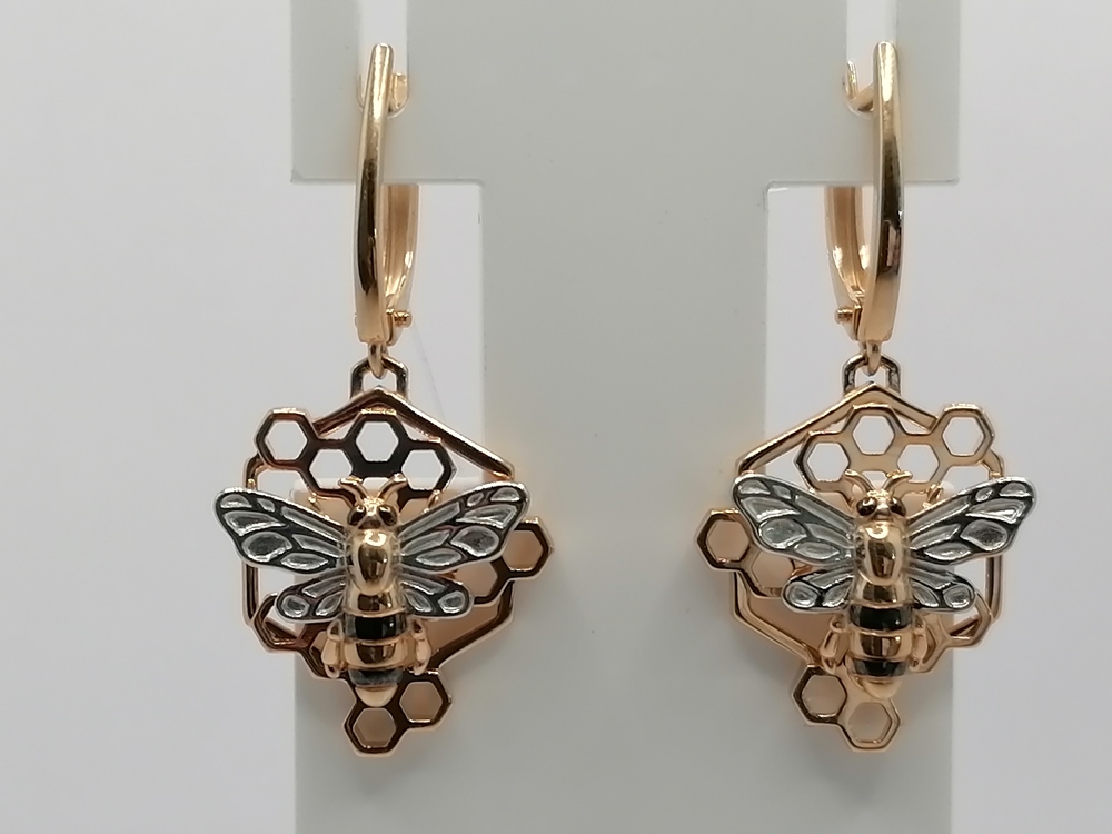 СЕРЬГИ БЕЗ КАМНЯ (Au 585)