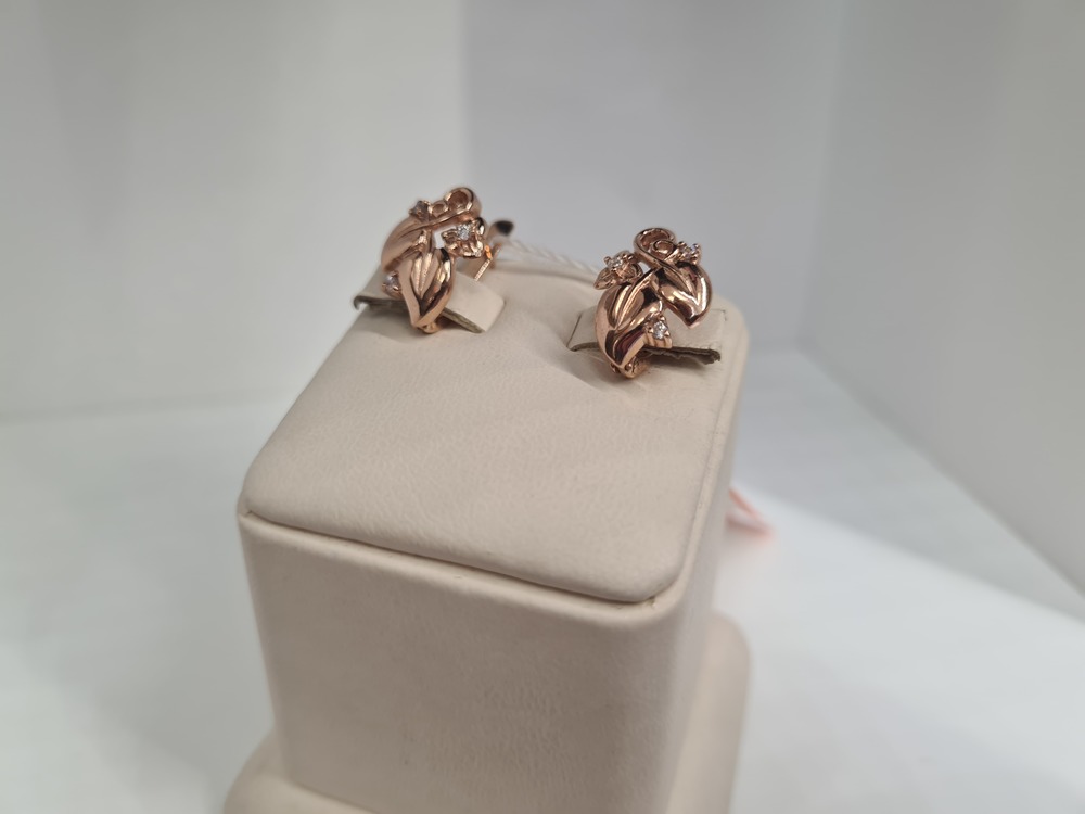 СЕРЬГИ С КАМНЯМИ (Au 585)