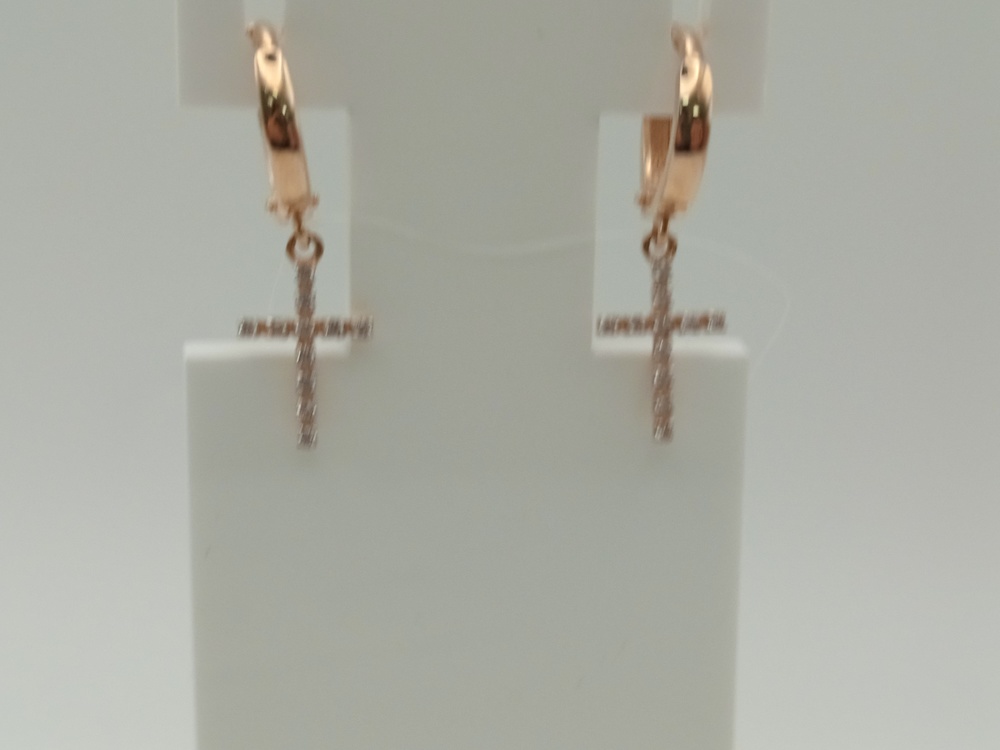 СЕРЬГИ С КАМНЯМИ (Au 585)