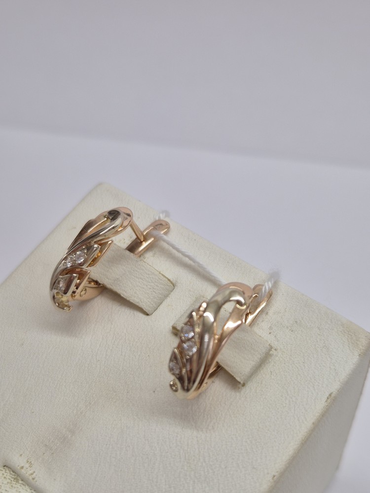 СЕРЬГИ С КАМНЯМИ (Au 585)