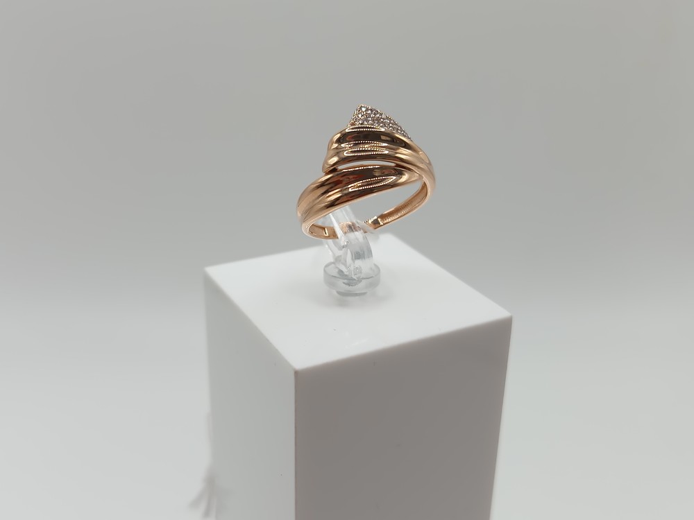 КОЛКМИ585 КОЛЬЦО С КАМНЯМИ (Au 585)