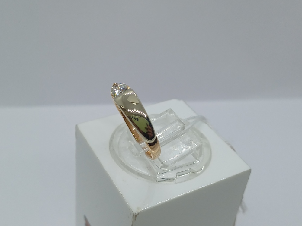 КОЛКМ585 КОЛЬЦО С КАМНЕМ (Au 585)