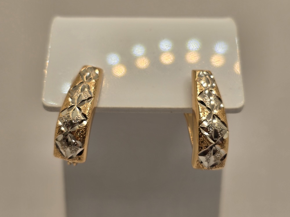 СБКМ585 СЕРЬГИ БЕЗ КАМНЯ (Au 585)