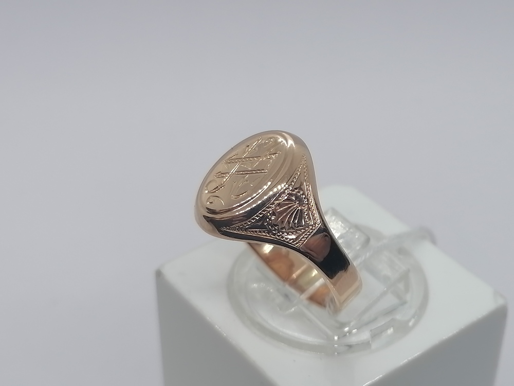 ПЕЧАТКА БЕЗ КАМНЯ (Au 583)