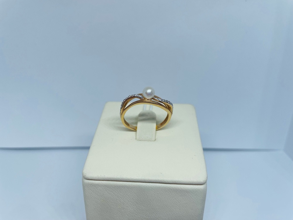 КОЛКМИ585 КОЛЬЦО С КАМНЯМИ (Au 585)