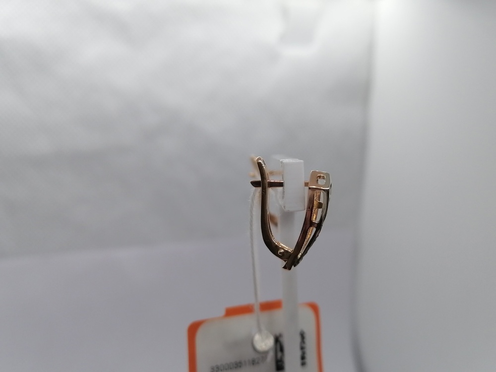 СБКМ585 СЕРЬГИ БЕЗ КАМНЯ (Au 585)