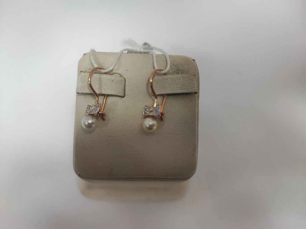 СКМИ585 СЕРЬГИ С КАМНЯМИ (Au 585)