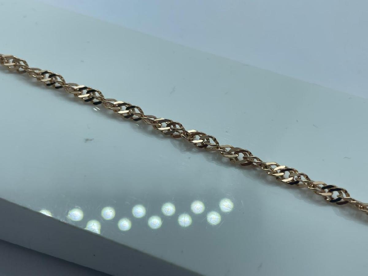 БРАСЛЕТ ПОЛНОВЕСНЫЙ Сингапур Au 585