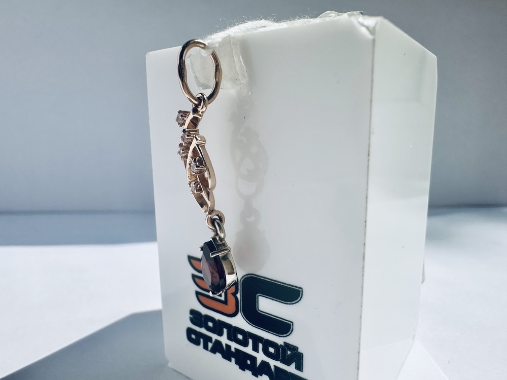 ПОДВЕСКА С КАМНЯМИ (Au 585)