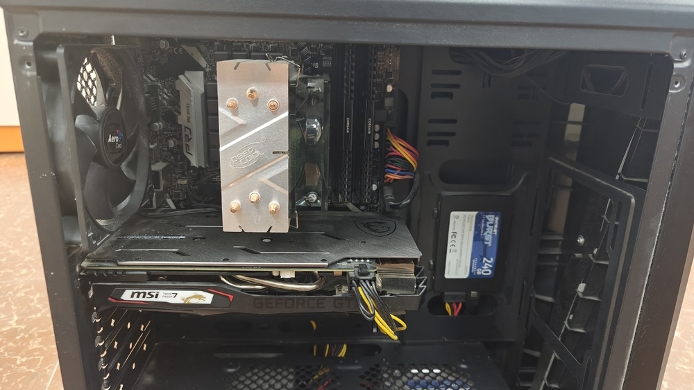 Системный блок Aero Cool; Core i5-9600KF, GeForce GTX 1660, 16 Гб, 256 Гб, 1 Tb