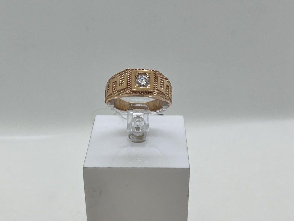 КОЛЬЦО ПЕЧАТКА с камнем (Au 585)