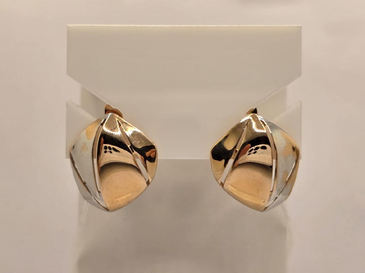 СЕРЬГИ БЕЗ КАМНЯ (Au 585)