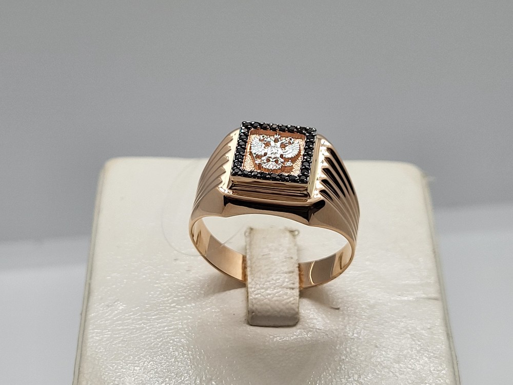 КОЛЬЦО С КАММНЯМИ (Au 585)