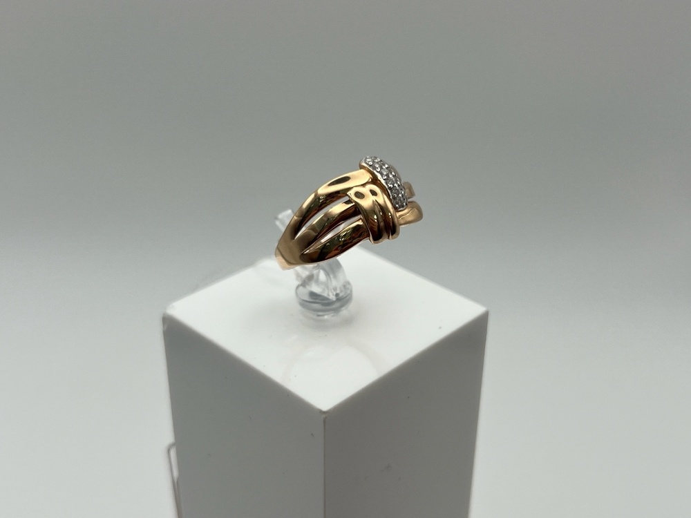 КОЛКМИ585 КОЛЬЦО С КАМНЯМИ (Au 585)