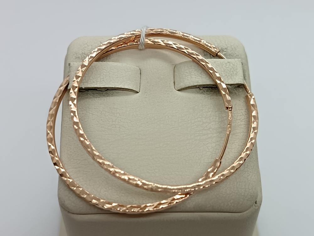 СКОН585 СЕРЬГИ КОНГО (Au 585)