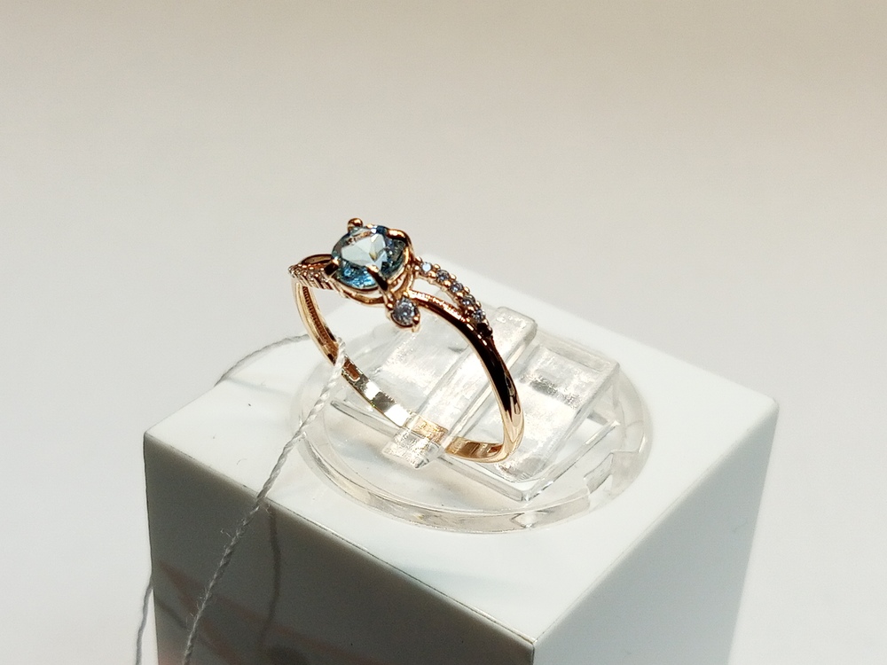 КОЛКМИ375 КОЛЬЦО С КАМНЯМИ (Au 375)