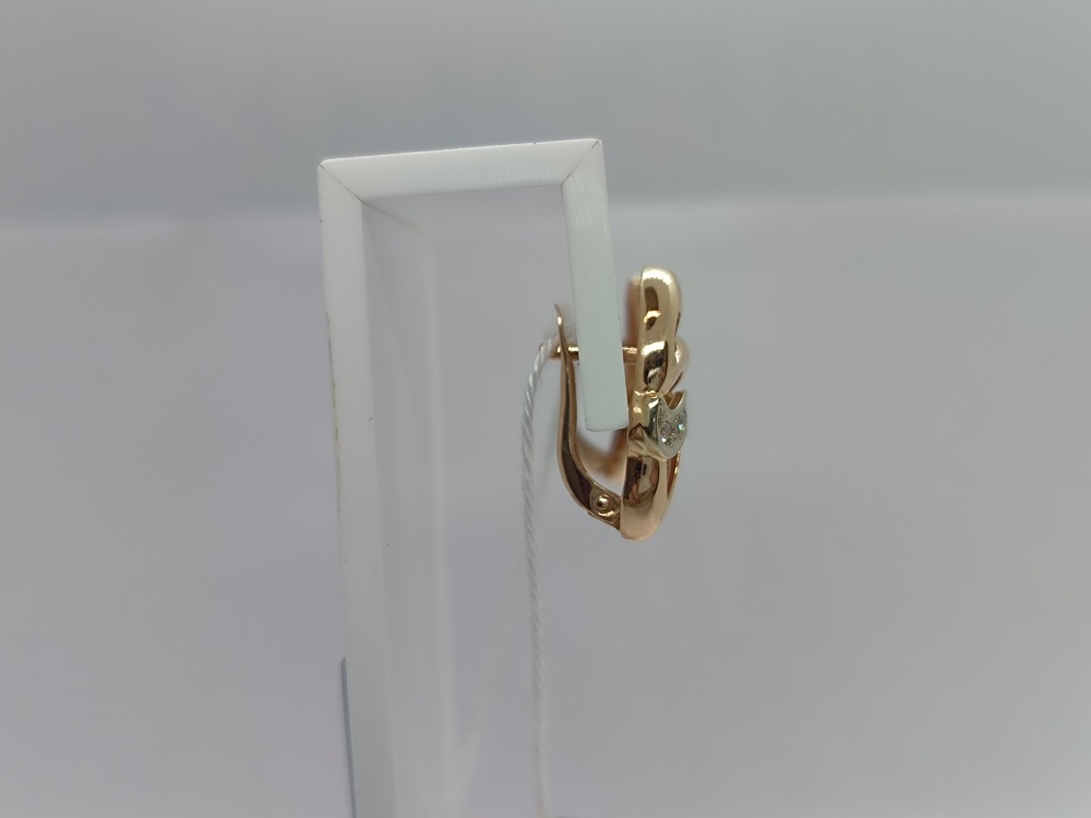 СКМИ585 СЕРЬГИ С КАМНЯМИ (Au 585)