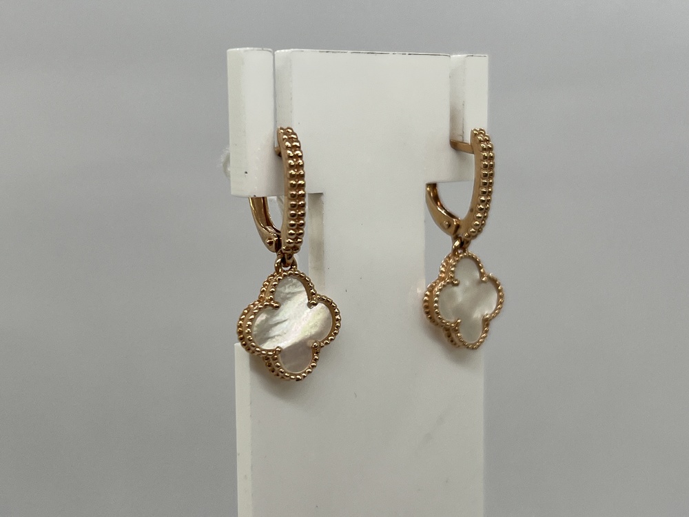 СЕРЬГИ С КАМНЕМ (Au 585)