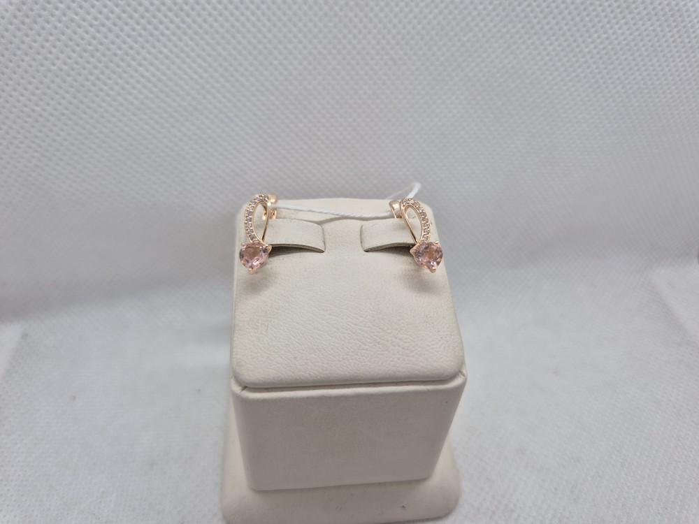 СКМИ585 СЕРЬГИ С КАМНЯМИ (Au 585)