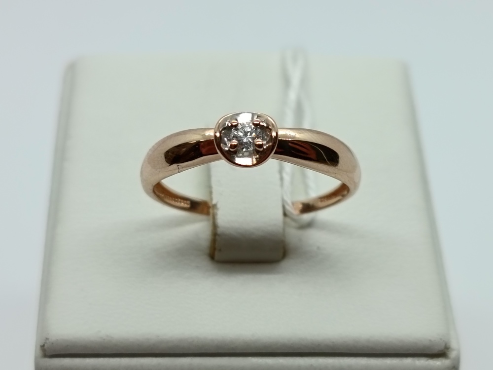 КОЛЬЦО БРИЛЛИАНТ Au 585