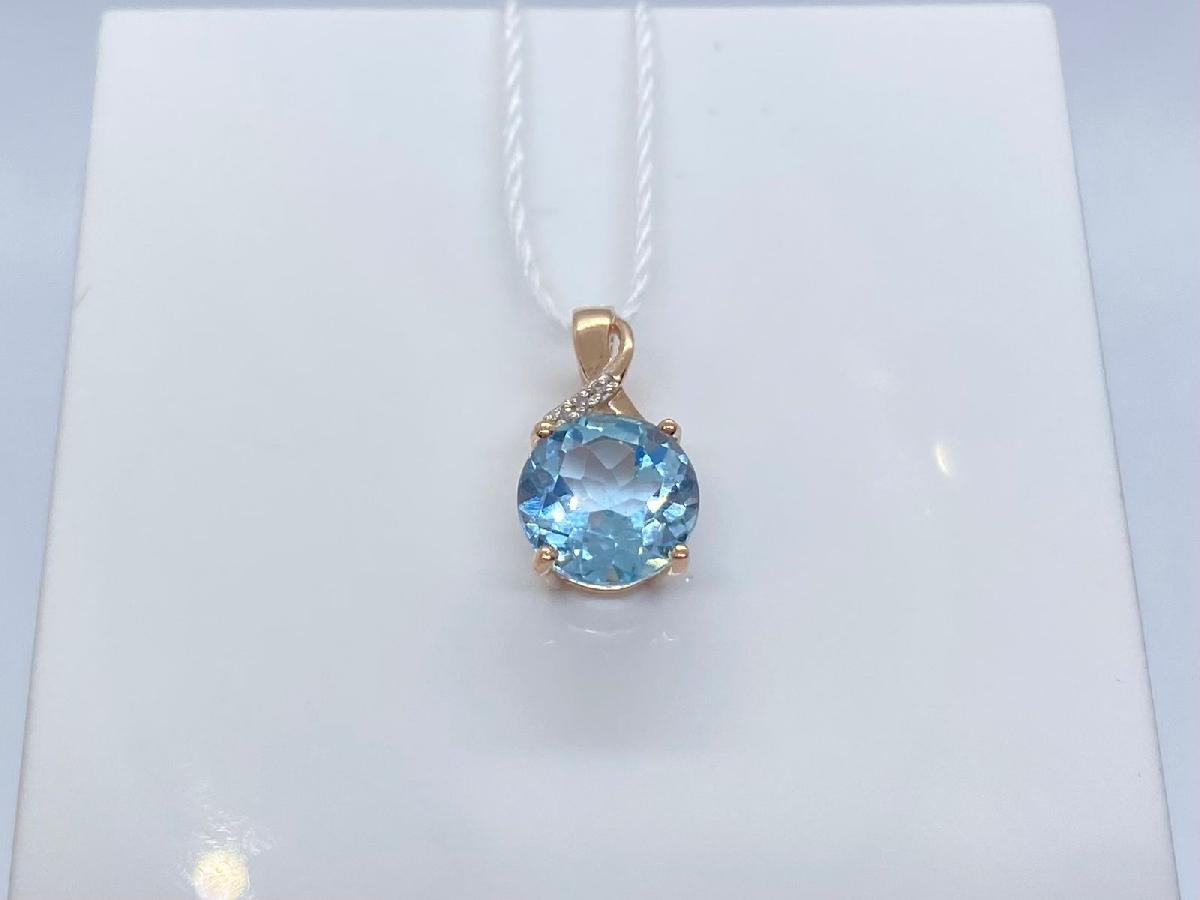 ПОДКМИ585 ПОДВЕСКА С КАМНЯМИ (Au 585) ПОДКМИ585 ПОДВЕСКА С КАМНЯМИ (Au 585)