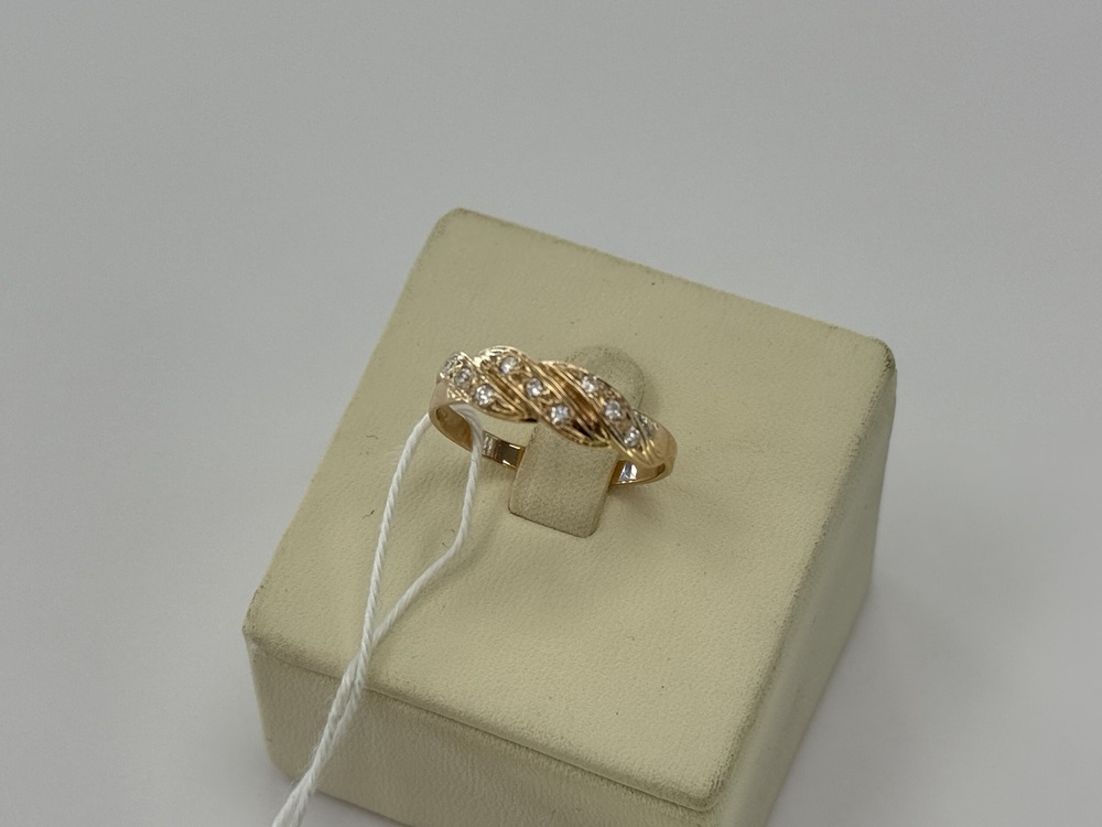 КОЛКМИ585 КОЛЬЦО С КАМНЯМИ (Au 585)