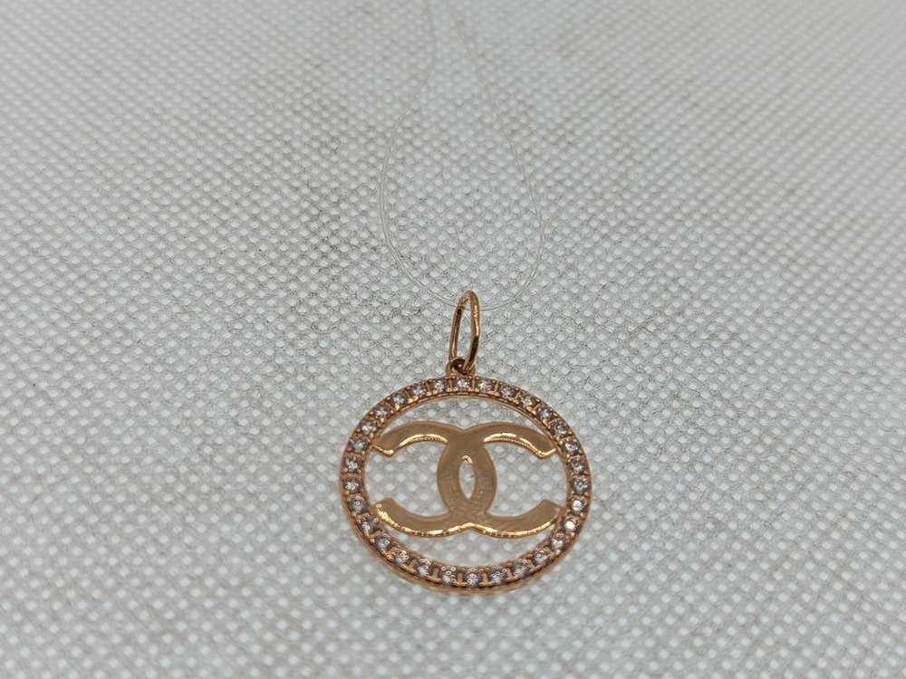 ПОДВЕСКА С КАМНЯМИ (Au 585)