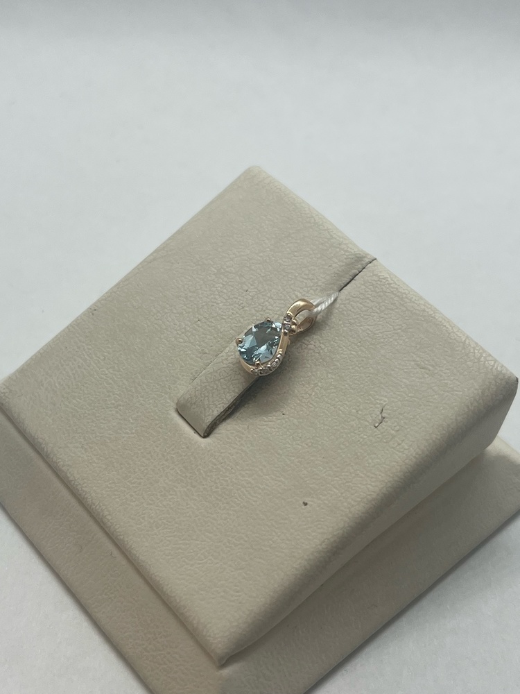 ПОДКМИ585 ПОДВЕСКА С КАМНЯМИ (Au 585)