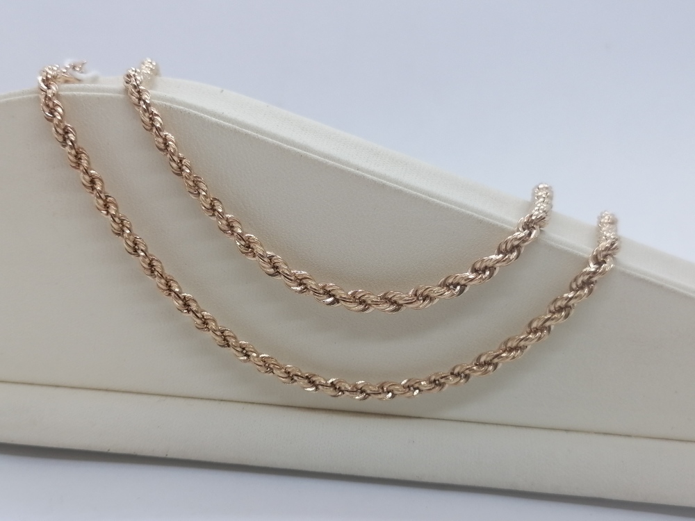 ЦЕПЬ ПОЛНОВЕСНАЯ Веревка (Au 585)