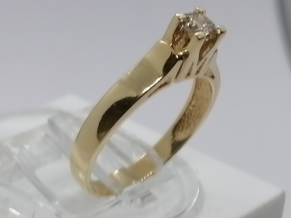 КОЛЬЦО БРИЛЛИАНТ Au 585