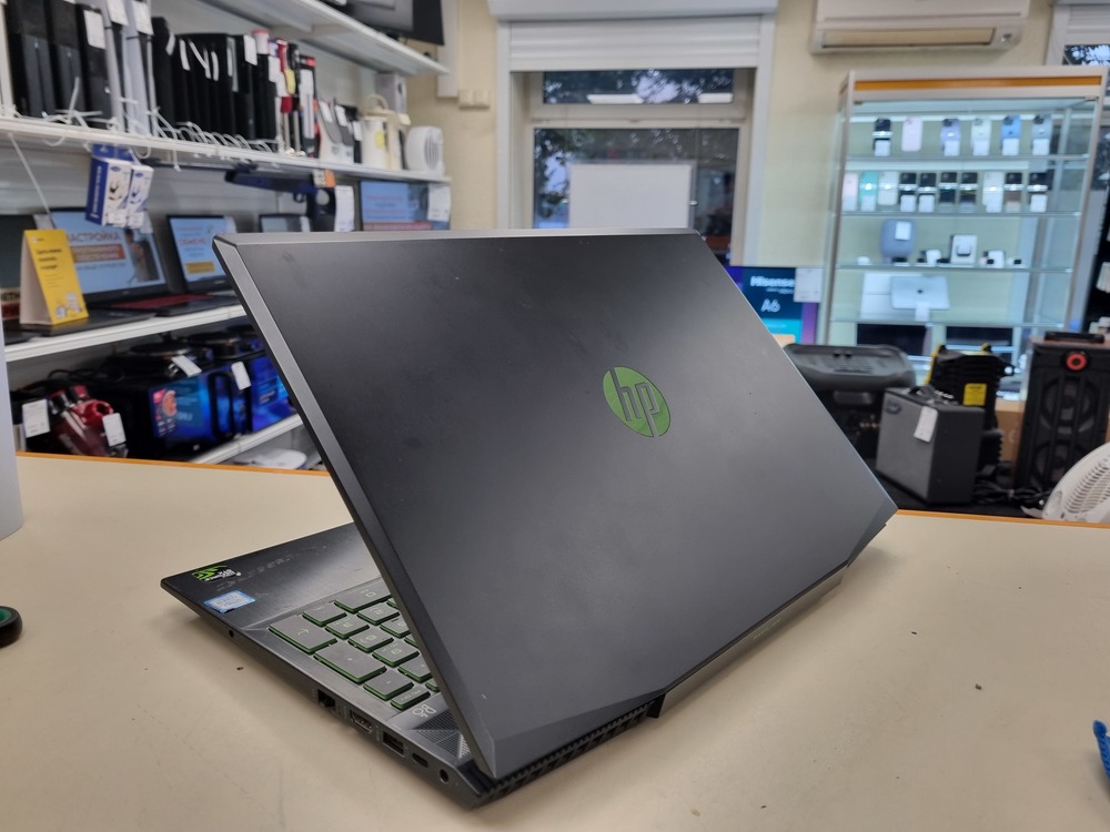 Ноутбук HP; Core i5-8300H, GeForce GTX 1050 Ti, 12 Гб, 128 Гб, 1 Tb