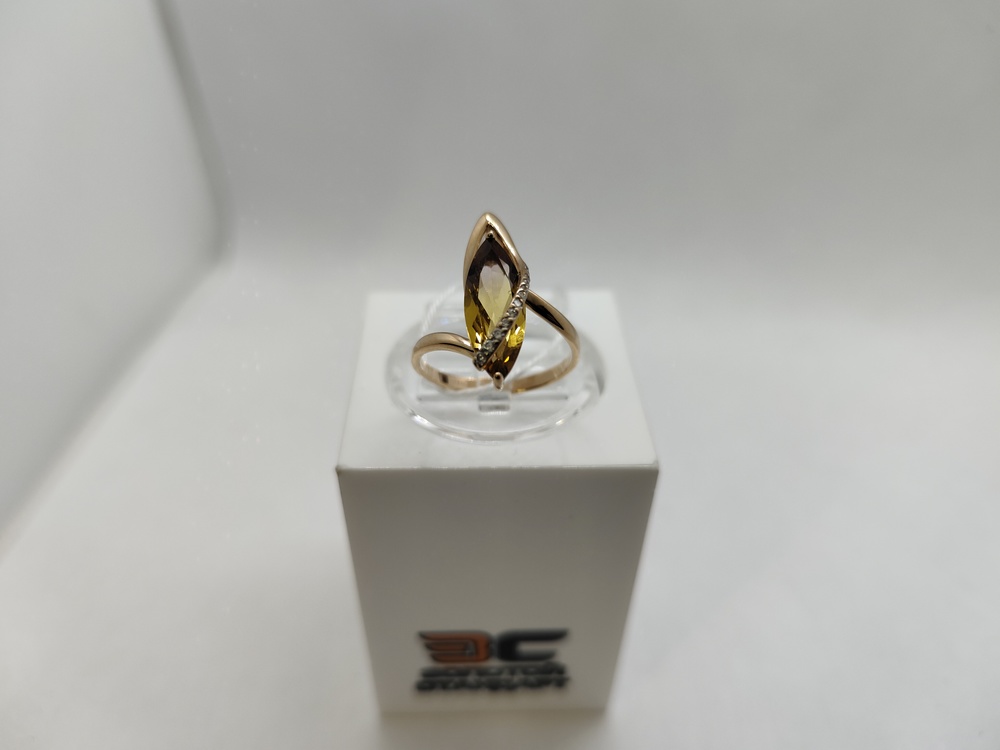 КОЛКМИ585 КОЛЬЦО С КАМНЯМИ (Au 585)