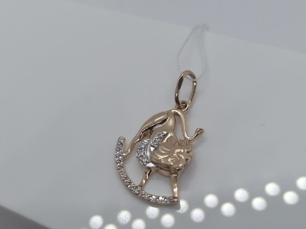 ПОДВЕСКА С КАМНЯМИ (Au 585)