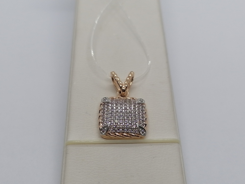 ПОДВЕСКА С КАМНЯМИ (Au 585)