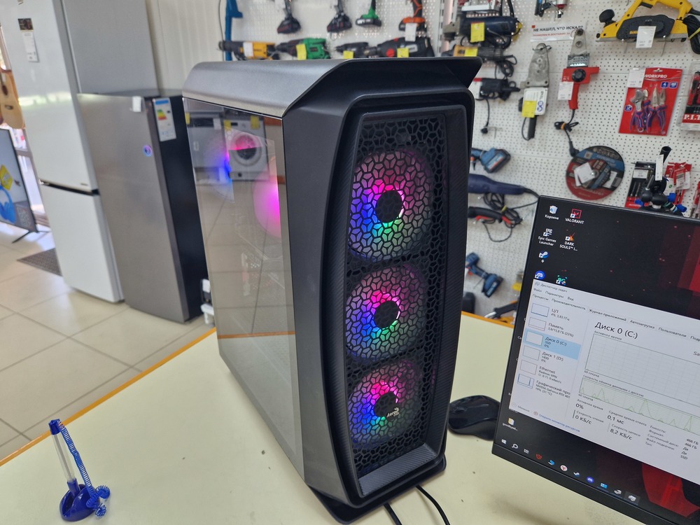 Системный блок Aero Cool; I5-13400F, GeForce RTX 4070, 16 Гб, 500 Гб, 1 Tb