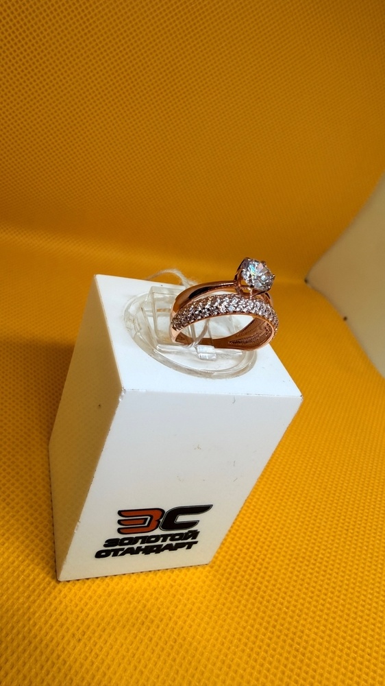 КОЛКМИ585 КОЛЬЦО С КАМНЯМИ (Au 585)