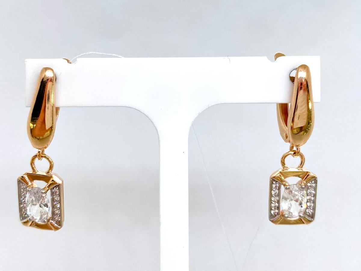 СЕРЬГИ С КАМНЯМИ (Au 585)