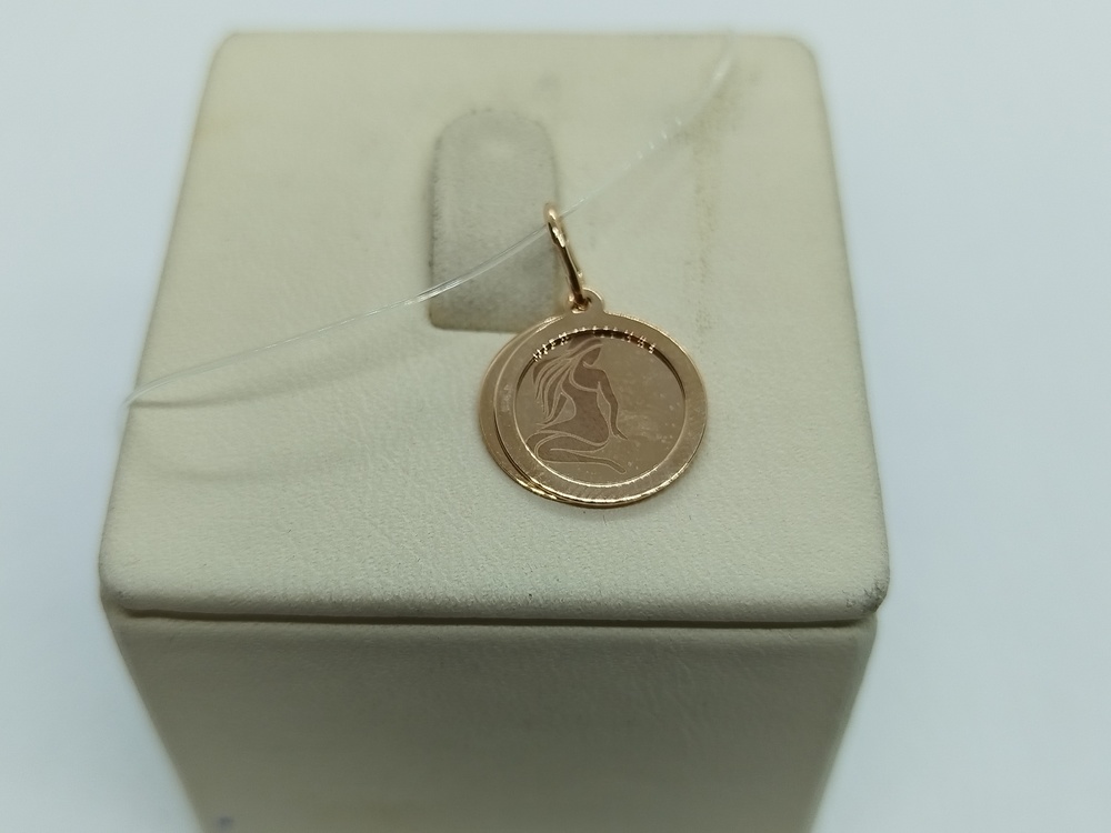 ПОДВЕСКА ЗНАК ЗОДИАКА ДЕВА (Au 585)