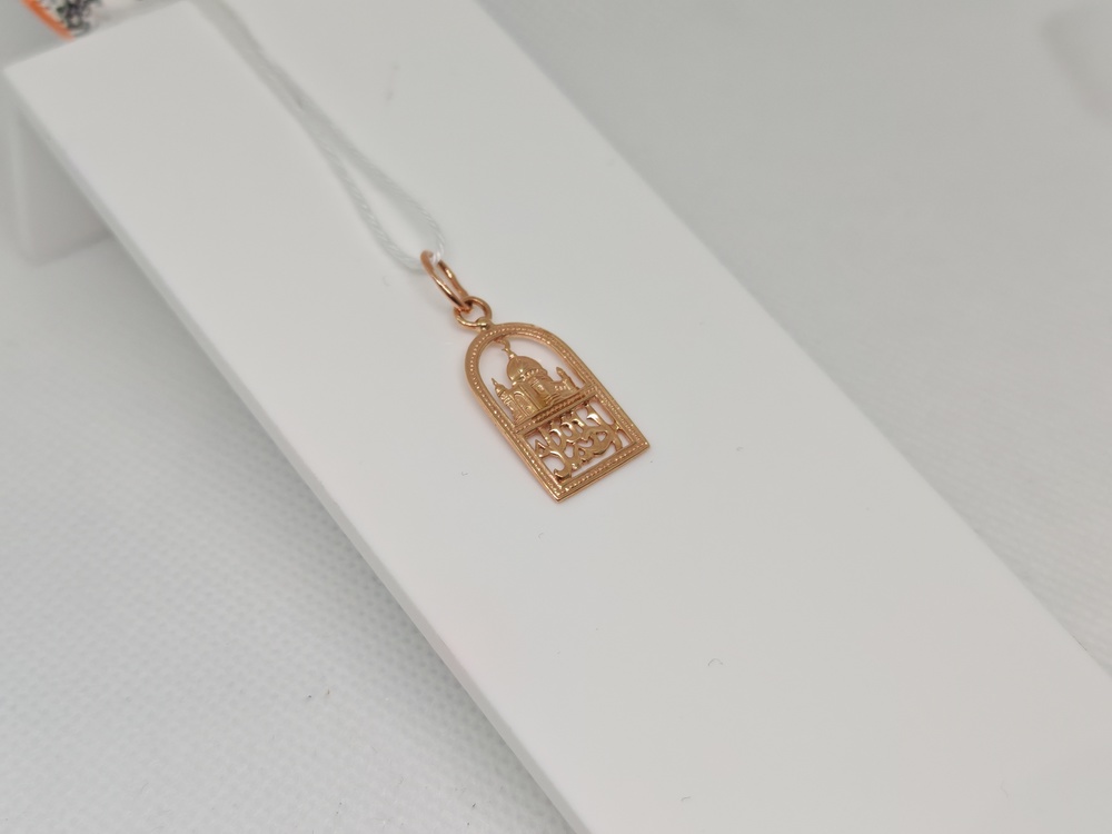 ПОДМБК585 ПОДВЕСКА МЕЧЕТЬ БЕЗ КАМНЯ (Au 585)