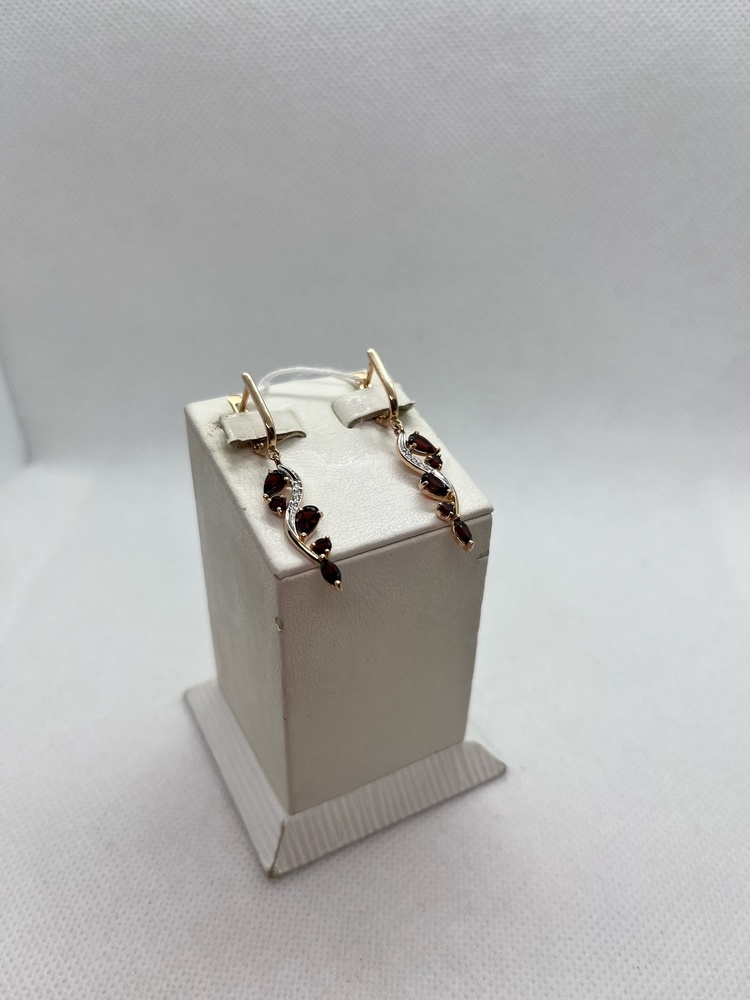 СЕРЬГИ С КАМНЯМИ (Au 585)