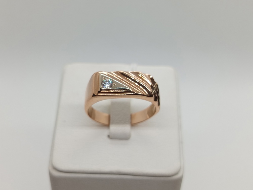 ПЕЧАТКА С КАМНЕМ (Au 585)