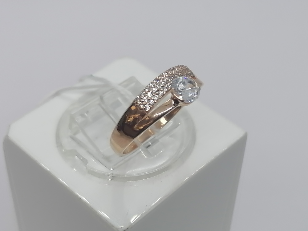 КОЛКМИ585 КОЛЬЦО С КАМНЯМИ (Au 585)