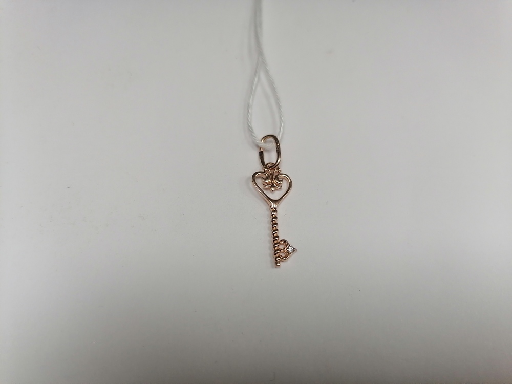 ПОДКМ585 ПОДВЕСКА С КАМНЕМ (Au 585)